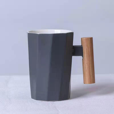 Taza de Cerámica Recta con Asa de Madera - Image 18