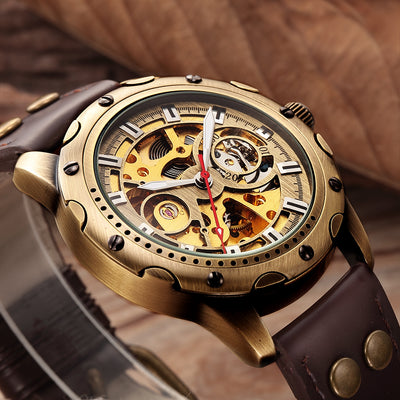 Reloj Automático Steampunk Skeleton para Hombre - Image 3