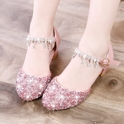 Zapatos de Cristal para Niñas - Tacones Elegantes Infantiles - Image 11