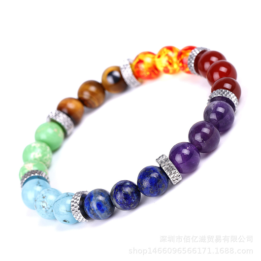 Pulsera Chakra de Piedras Naturales para Yoga y Energía - Image 44