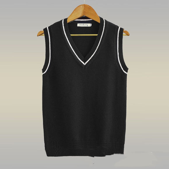 Men's Thick V-Neck Wool Vest
