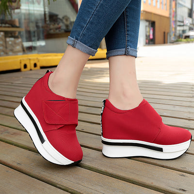 Zapatos Casuales Mujer Plataforma Gruesa Estilo Coreano - Suela Acolchada Confort - Image 3