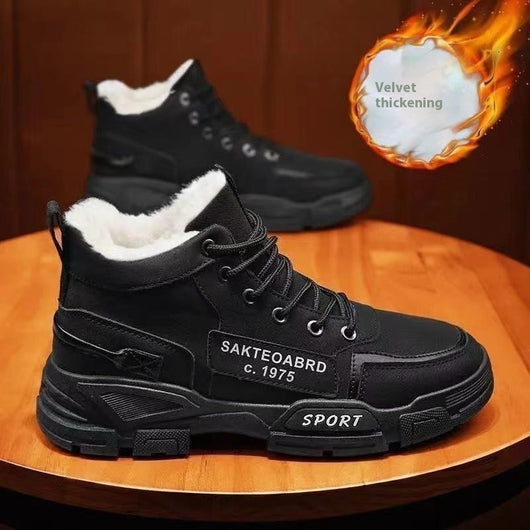 Botas Martin Impermeables Forradas en Felpa - Cálidas y Antideslizantes para Nieve - Image 4