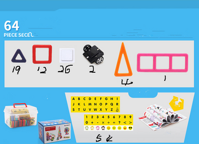 Bloques Magnéticos para Construcción Infantil - Set Educativo - Image 14
