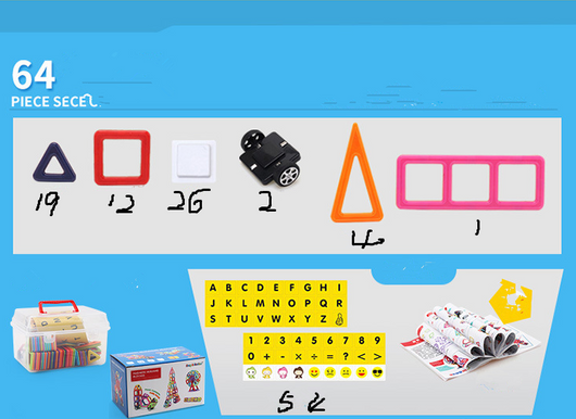 Bloques Magnéticos para Construcción Infantil - Set Educativo - Image 14