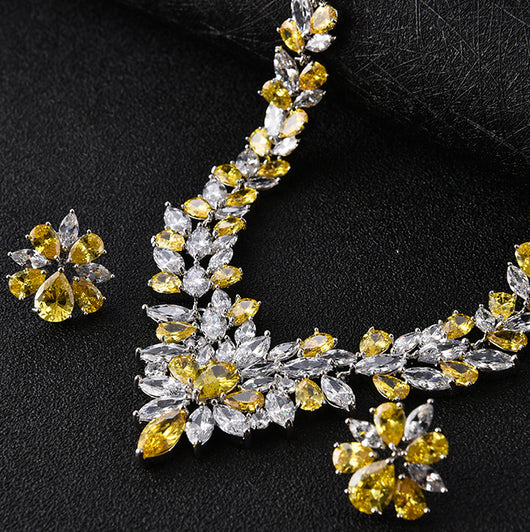 Aretes Ice Flower - Juego de Joyas Elegantes - Image 5