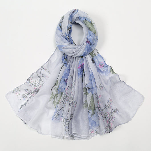 Pañoleta Voile Floral Ultraligera - Image 8