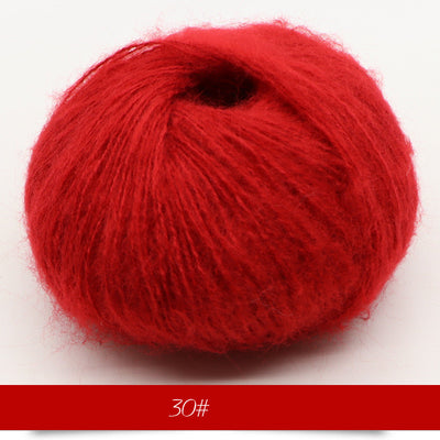 Suéter y chal de mohair para bebé con detalle de tejido - Image 52