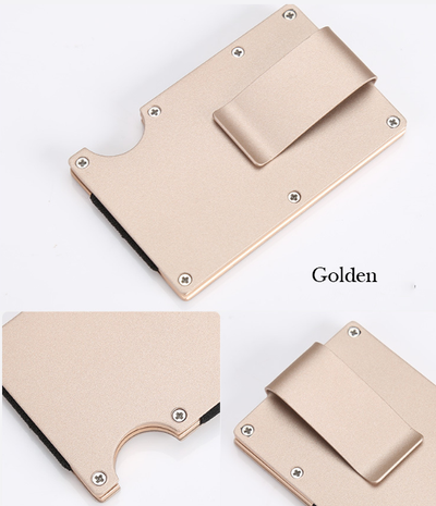 Cartera Minimalista con Clip de Dinero y Protección Antimagnética - Image 7