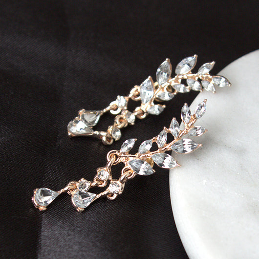 Aretes de Moda Hoja con Borla - Diseño Tendencia - Image 13