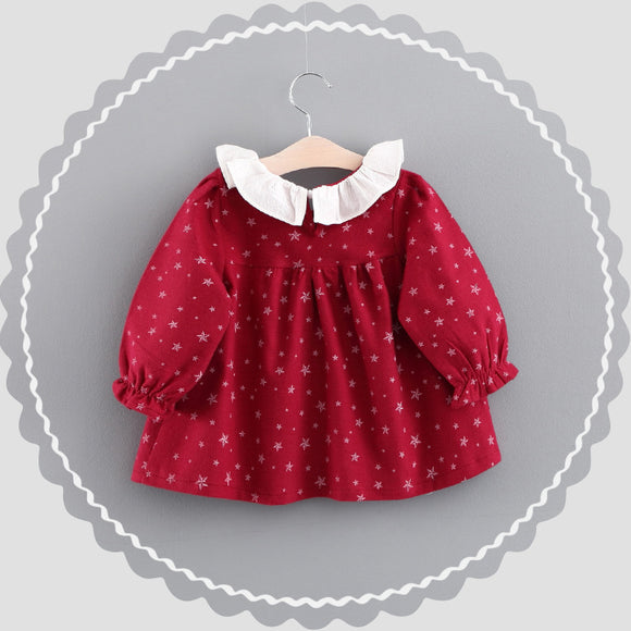 Vestido Otoñal Princesa Coreana para Bebé - Ropa Infantil Elegante