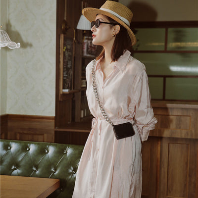 Falda Blusa Estampada Rosa Champagne