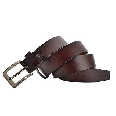 Cinturón de Cuero Salvaje de Dos Capas - Estilo Casual - Image 2
