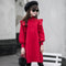 Vestido Princesa Tejido Rojo para Niñas