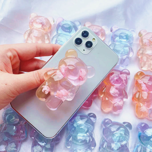 Soporte Adhesivo para Celular Diseño Nube Blanca Gradiente