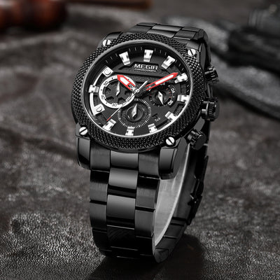 Reloj Cronógrafo de Hombre Elegante con Esfera Grande - Estilo Empresarial - Image 9