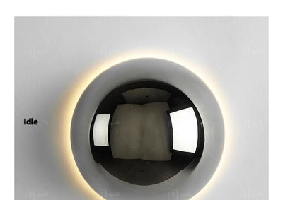 Lámpara Solar de Pared Estilo Nórdico Eclipse para Dormitorio - Image 28