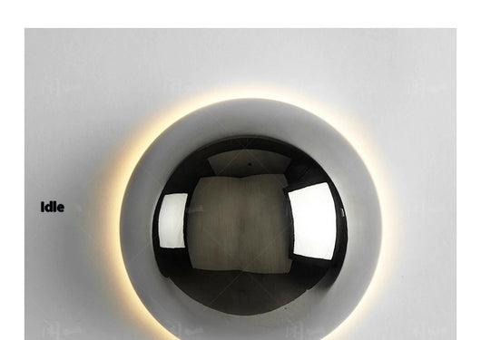 Lámpara Solar de Pared Estilo Nórdico Eclipse para Dormitorio - Image 28