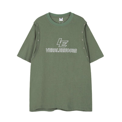 Camiseta Holgada con Bordado de Letras - Image 5