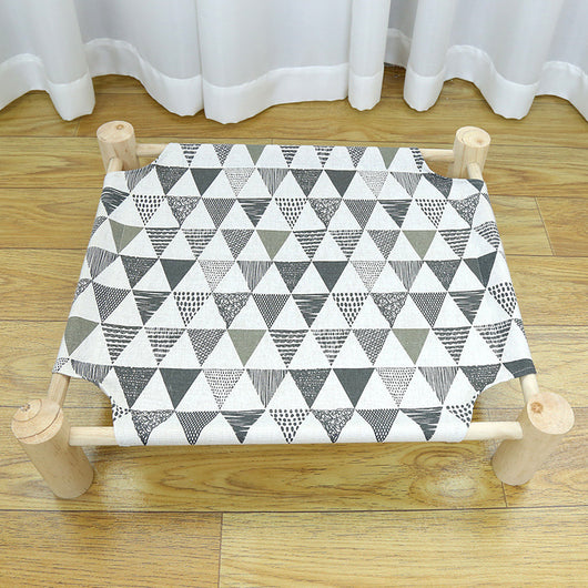 Cama de Camping de Madera para Gatos con Arenero Integrado - Image 13