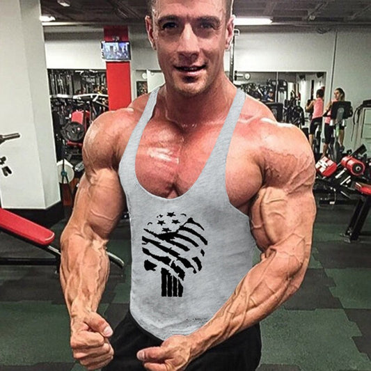 Musculosa Hombre Algodón Premium con Tirantes Finos
