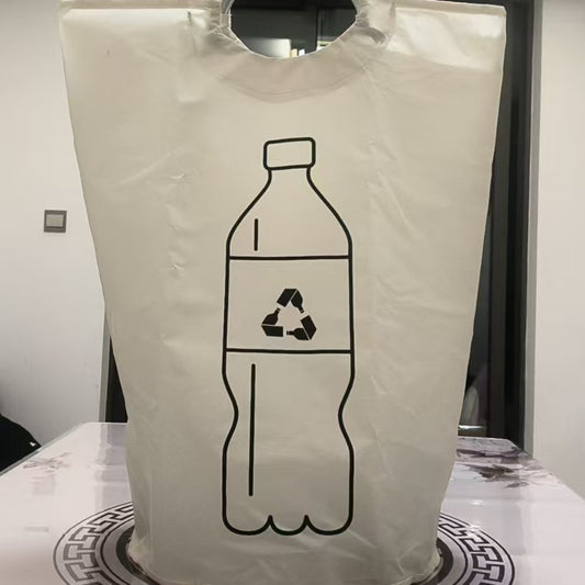 Cesto Plegable de Aluminio para Reciclaje y Almacenamiento de Botellas