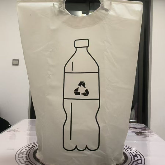 Cesto Plegable de Aluminio para Reciclaje y Almacenamiento de Botellas