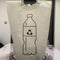 Cesto Plegable de Aluminio para Reciclaje y Almacenamiento de Botellas