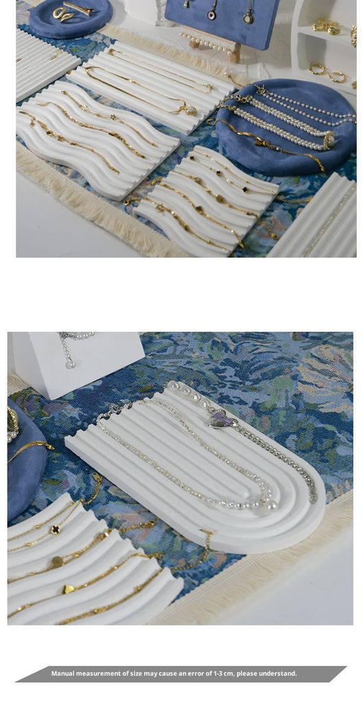 Bandeja Exhibidora de Yeso para Joyas - Organizador de Collares y Pulseras - Image 20