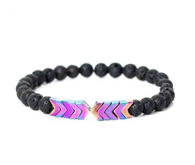 Pulsera de Piedra Natural Volcánica con Magnetismo para Hombre y Mujer - Image 9