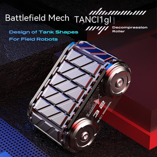 Giroscopio de Mano EDC Tank - Juguete Fidget Metálico Premium con Masaje de Dedos - Image 3