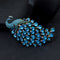 Broche Pavo Real Multicolor en Metal para Mujer