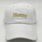 Gorra de Béisbol Ajustable con Bordado Henny