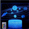 Lámpara LED 3D Táctil de Arte Creativo - Luz Nocturna Multicolor