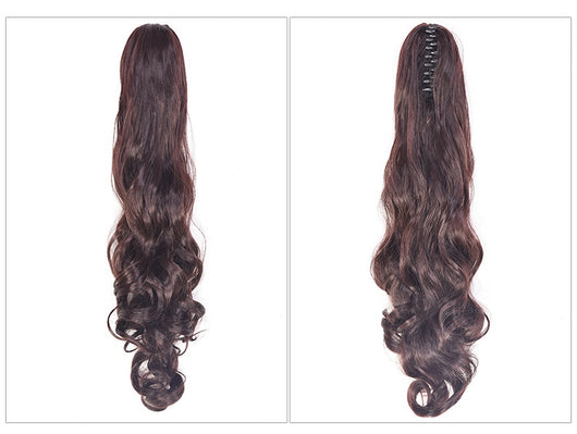 Coleta Postiza Rizada con Pinza de Garra - Extensión de Cabello Instantáneo - Image 2