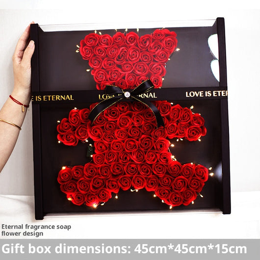 Ramo de Flores Eternas para San Valentín y Cumpleaños en Caja de Regalo - Image 5