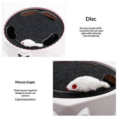 Juguete Interactivo Giratorio para Gatos con Ratón de Peluche y Motor Automático - Image 11