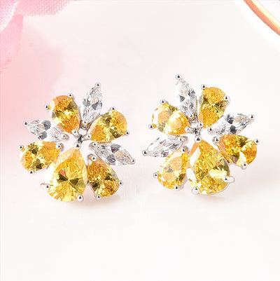Aretes Ice Flower - Juego de Joyas Elegantes - Image 3