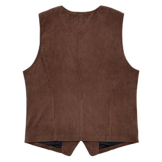 Chaleco de Pana para Hombre con Bolsillos de Patchwork y Chaqueta Exterior - Image 2