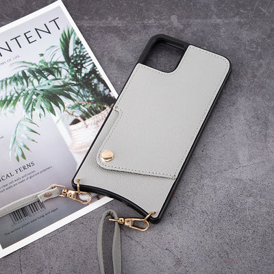 Funda Diagonal para Celular con Bolsillos de Tarjeta y Correa - Image 18