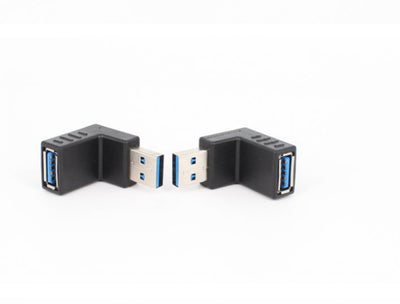 Adaptador USB 3.0 Macho a Hembra en Ángulo de 90° (Izquierda y Derecha) - Image 4
