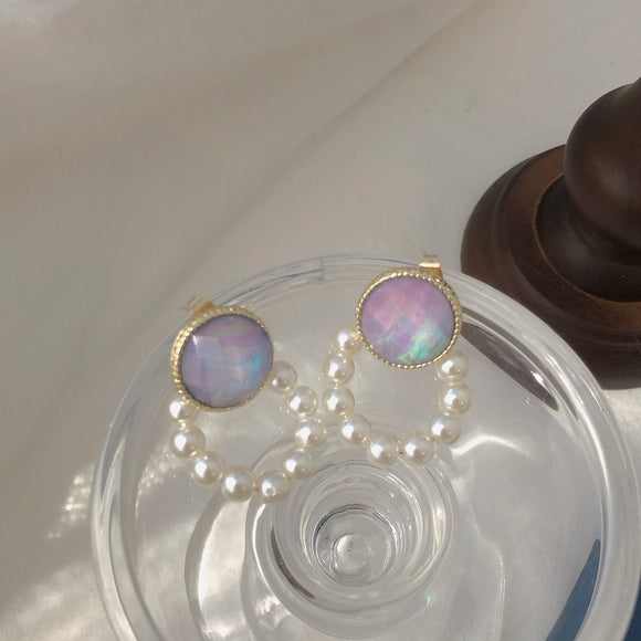 Aretes de Perla Diseño Exclusivo Alta Gama