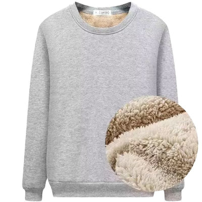 Sudadera Holgada con Cuello Redondo para Hombre en Negro - Image 10