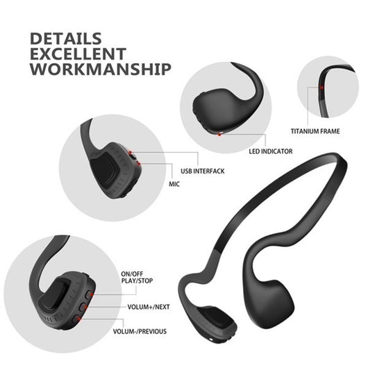 Auriculares Deportivos con Conducción Ósea y Bluetooth - Protección Auditiva Inteligente - Image 5