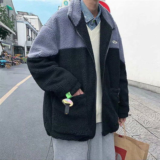 Abrigo de Lana Grueso Estilo Hong Kong Hombre Corte Suelto Versión Coreana - Image 6