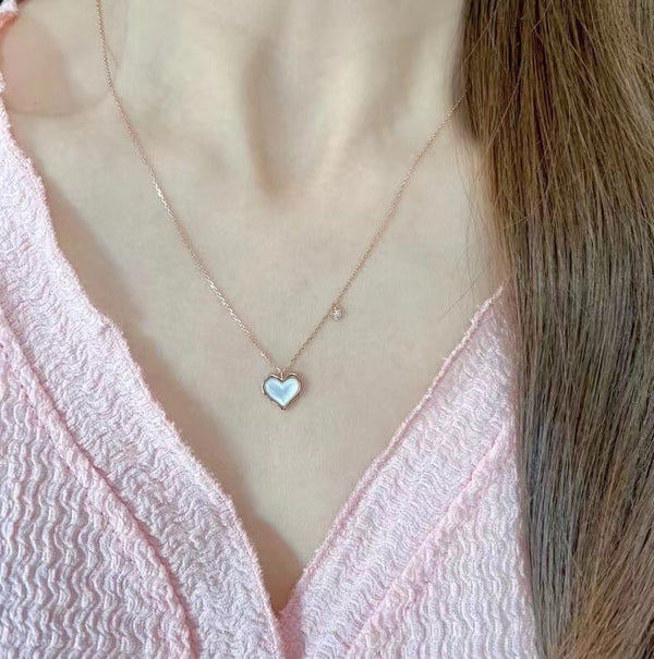 Conjunto de Cadena Collar Amor en Oro