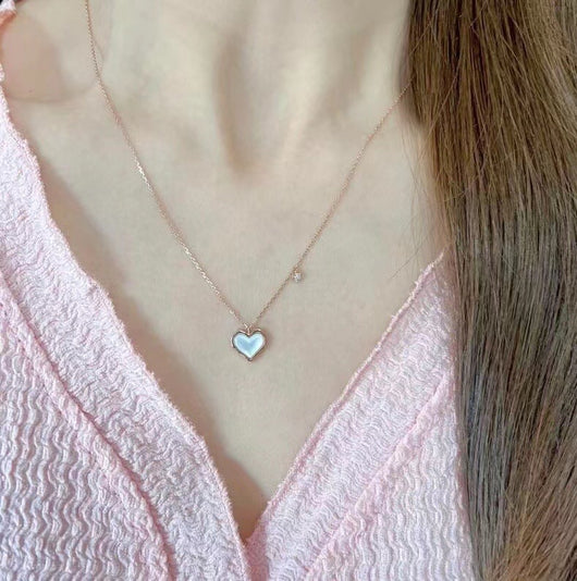 Conjunto de Cadena Collar Amor en Oro