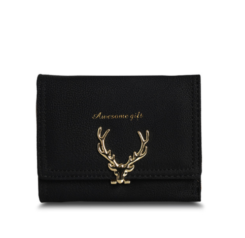 Billetera Infantil Venado Cartoon - Monedero PU Compacto para Niñas - Image 5