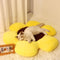 Nido Redondo Floral para Gatos - Cama Térmica Acogedora Todo Clima