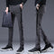 Pantalones Casuales de Cashmere con Stretch para Hombre Talla Grande
